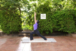 Hand-Block Printed Antiskid Sweat Absorbent Yoga Mat