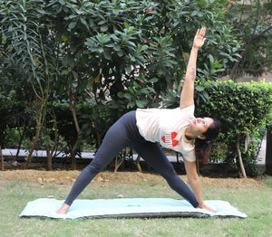 Restorative Organic Cotton Yoga Mat – 2-in-1 Multifunctional Mat for Joint & Knee Support