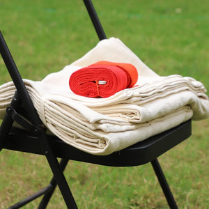 Iyenger Yoga Chair, Backless, Excellent Prop for Yoga Poses for Continuum Body Movement & Enhanced Practice, With Option for Cotton Blankets