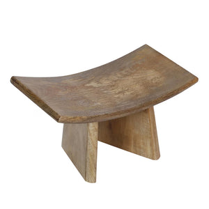 Handcrafted Mango Wood Foldable & Portable Meditation Bench - Pi style
