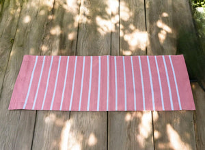 Handwoven Organic Cotton Travel Yoga Mat | Lightweight, Foldable & Eco-Friendly | Anti-Skid, Washable, Handmade in India