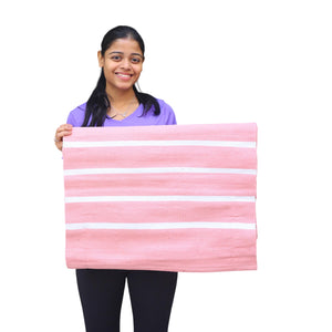 Handwoven Organic Cotton Travel Yoga Mat | Lightweight, Foldable & Eco-Friendly | Anti-Skid, Washable, Handmade in India