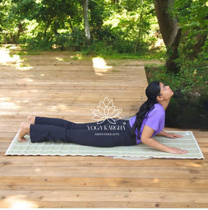 Handwoven Anti Skid Darbha Grass Fiber Mat for Yoga and Meditation