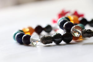 Buddha Chakra Bracelet, Yoga Bracelet, 7 Chakra Bracelet, Gemstone, Chakra Jewelry, Meditation Bracelet, Energy Bracelet, Healing Bracelet