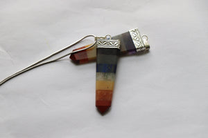 Chakra Pendant, Yoga Pendant, 7 Chakra Pendant, Gemstone, Chakra Jewelry, Meditation Pendant, Energy Pendant, Healing Pendant