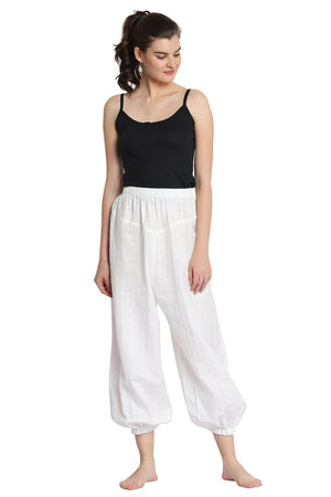 Custom Yoga Pants - Organic Cotton, Fitness Pants, Cotton Trousers, Unisex Yoga Pants, Boho Pants - Elastic Waist, Harem Style