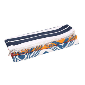 Indian Boho/Bohemian Cotton Reversible Area Rug/Chindi Rag/Floor Runner/Yoga Mat/Dhurrie/Kilm/Carpet - Arit