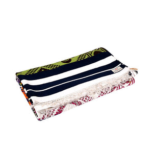 Indian Boho/Bohemian Cotton Reversible Area Rug/Chindi Rag/Floor Runner/Yoga Mat/Dhurrie/Kilm/Carpet - Advait