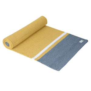 Super Thick Cotton Handwoven Anti Skid Mat for Hot Yoga and Fitness - Comfort for Knees