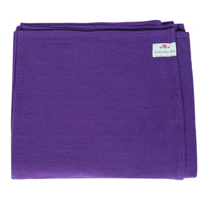 Handwoven/Hand-spun Organic Cotton Blankets for Yoga, Meditation & Home - Deep Solids - Color Options