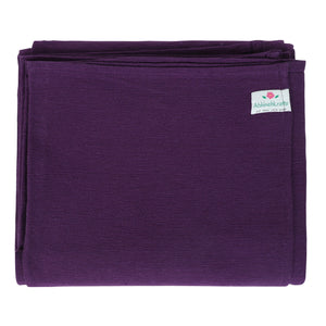 Handwoven/Hand-spun Organic Cotton Blankets for Yoga, Meditation & Home - Deep Solids - Color Options