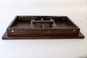 AbhinehKrafts Wooden Prayer/Pooja Table, Altar Table, Meditation & Prayer Shrine, Buddhist Altar, Japanese Table, Zen Altar - Made in India