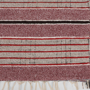 Large Yoga Mat 6x 4 feet for Yoga, Pilates, Fitness, and Meditation - (Handwoven Area Rug, Mat, Dhurrie, Handspun Cotton Rug)
