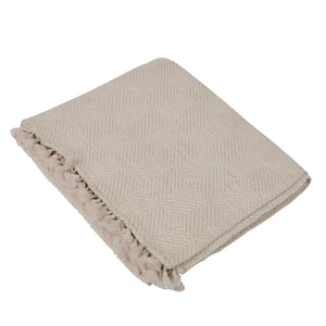 6 by 4 Feet Large Area Cotton Yoga Rug - Handwoven Natural White Cotton Rug, Organic White Ivory Cotton Rug - Cotton Carpet - Self Design