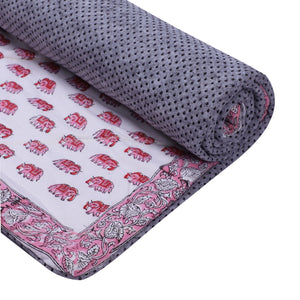 Kids Yoga Mat - Children Yoga Play Mat - Organic Cotton, Natural, Non-toxic, Eco-conscious, Super Soft, Exercise Play Mat - Eli Elephant