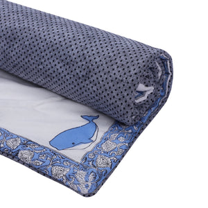 Kids Yoga Mat - Children Yoga Play Mat - Organic Cotton, Natural, Non-toxic, Eco-conscious, Super Soft, Exercise Play Mat - Wonder Whale