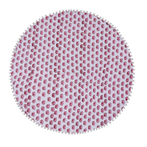 Babies/Children Round Play Mat - Round Yoga Mat - Organic Cotton, Natural, Non-toxic, Eco-conscious, Super Soft, Exercise Play Mat