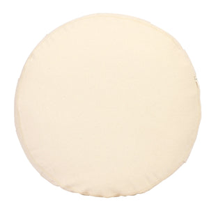 Yoga Meditation Cushion - 16 Inch Extra Large - Prague | Handmade Round Zafu Pillow |Zipped Cover |Washable| Portable - Filling Options