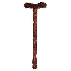 Yoga Danda, Meditation Staff, Meditation Support Staff, Meditation Stick, T shape wooden Meditation Prop, Wood Arm Rest for Meditation, Japa