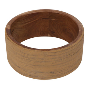 Wooden Yoga Wheel - Yoga Prop for Stretching Back (Thoracic & Lumbar Region Muscles) - Chakrasan Yoga Prop