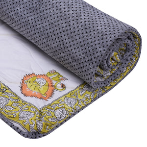 Kids Yoga Mat - Children Yoga Play Mat - Organic Cotton, Natural, Non-toxic, Eco-conscious, Super Soft, Exercise Play Mat - Leo