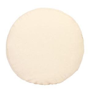 Yoga Meditation Cushion - 16 Inch Extra Large - Seoul | Handmade Round Zafu Pillow |Zipped Cover |Washable| Portable - Filling Options