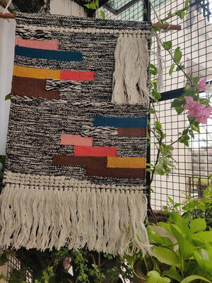 Handwoven wall rug