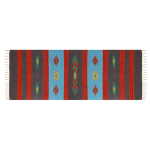 YogaKargha Cotton Handwoven Mat for Yoga, Pilates, Fitness, Prayer, Meditation or Home Decor - Kyoto