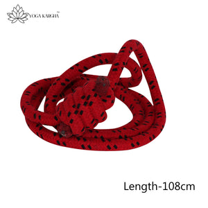 Cotton Yoga Ropes with Wall Hooks - Set of Two Ropes