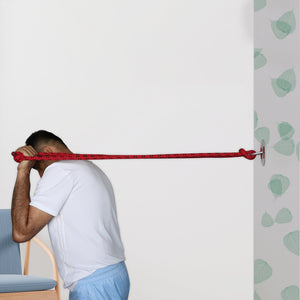 Cotton Yoga Ropes with Wall Hooks - Set of Two Ropes