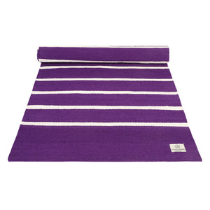 Handwoven Organic Cotton Travel Yoga Mat | Lightweight, Foldable & Eco-Friendly | Anti-Skid, Washable, Handmade in India