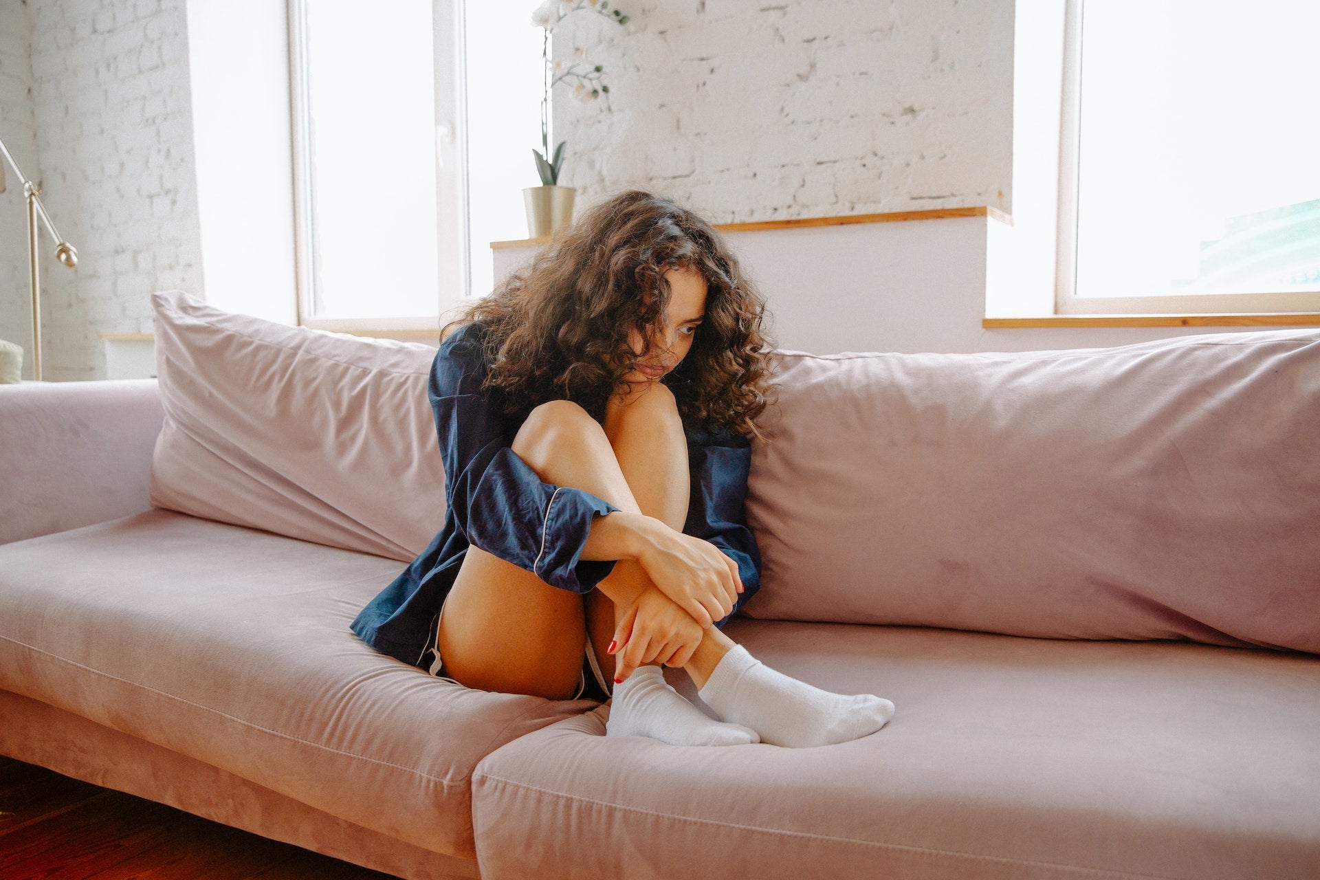 Girl Period Cramps