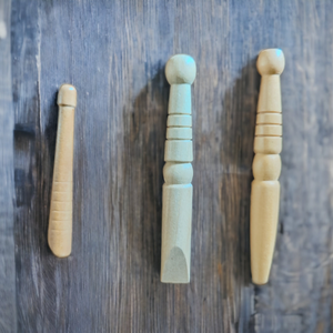 Acupressure/Massage Portable Wooden Jimmy - Set of Three