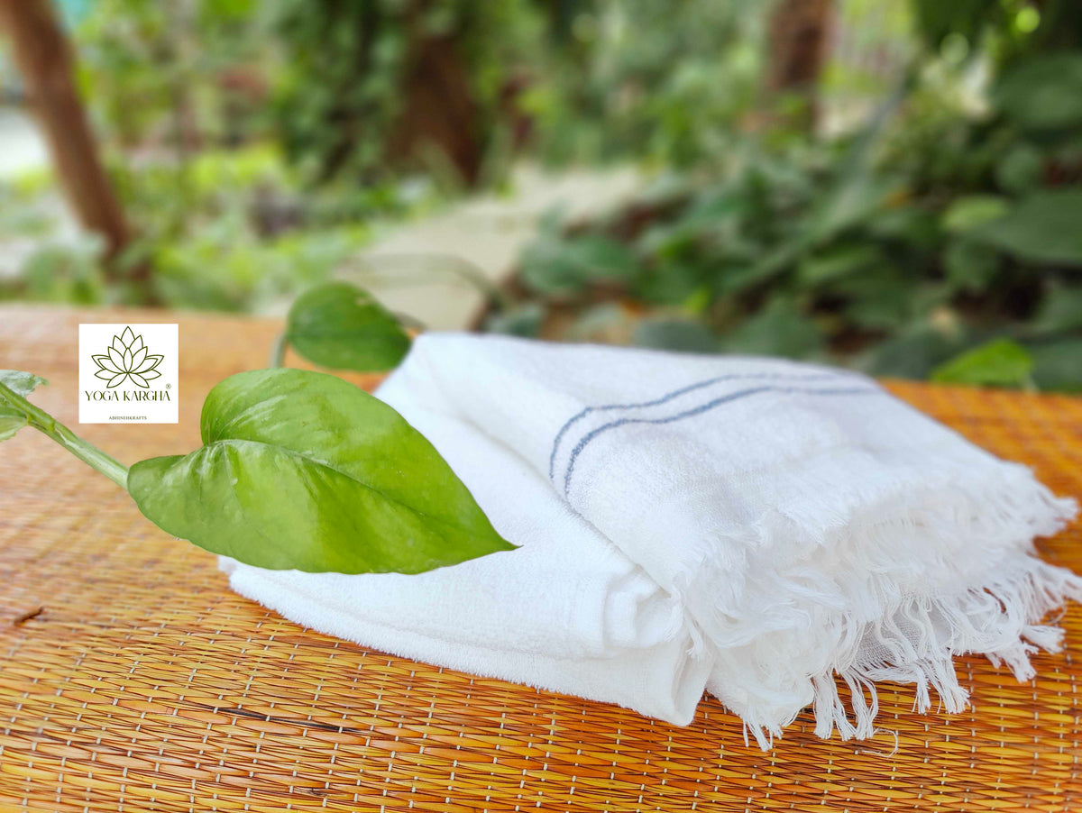Cotton Yoga Towel, Organic Cotton Towel, Beach Towel, Bath and Sauna Towel - For Gym Towel/Wedding Gift/Christmas Gift/Travel Towel