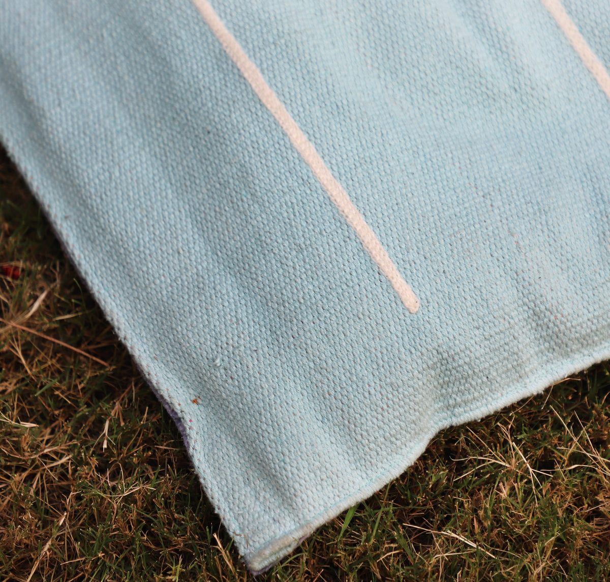 Restorative Organic Cotton Yoga Mat – 2-in-1 Multifunctional Mat for Joint & Knee Support