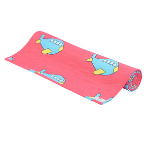 Organic Cotton Kids Yoga Mat - Aeroplane Print