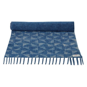 Anti Skid Cotton Indigo Mat for Yoga, Pilates, Fitness, and Meditation - (Handwoven Area Rug, Hand Block-Printed Rug) - Multi Options