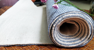 Natural Cotton Undyed Anti Skid Yoga Mat