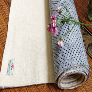 Natural Cotton Undyed Anti Skid Yoga Mat