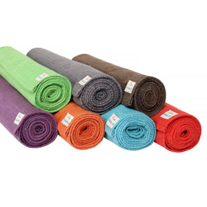 Yoga Mats - Organic Natural Cotton Mat-Yoga, Pilates, Fitness, and Meditation - (Handwoven, anti-skid & firm grip) - Color Options Available