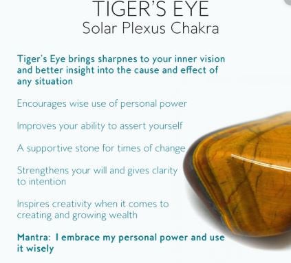 Tiger&#39;s Eye Bracelet/Jewelry, Elastic Crystal Bead (8mm) Healing Bracelet, Energy Healing /Chakra Balancing - Solar Plexus Stone