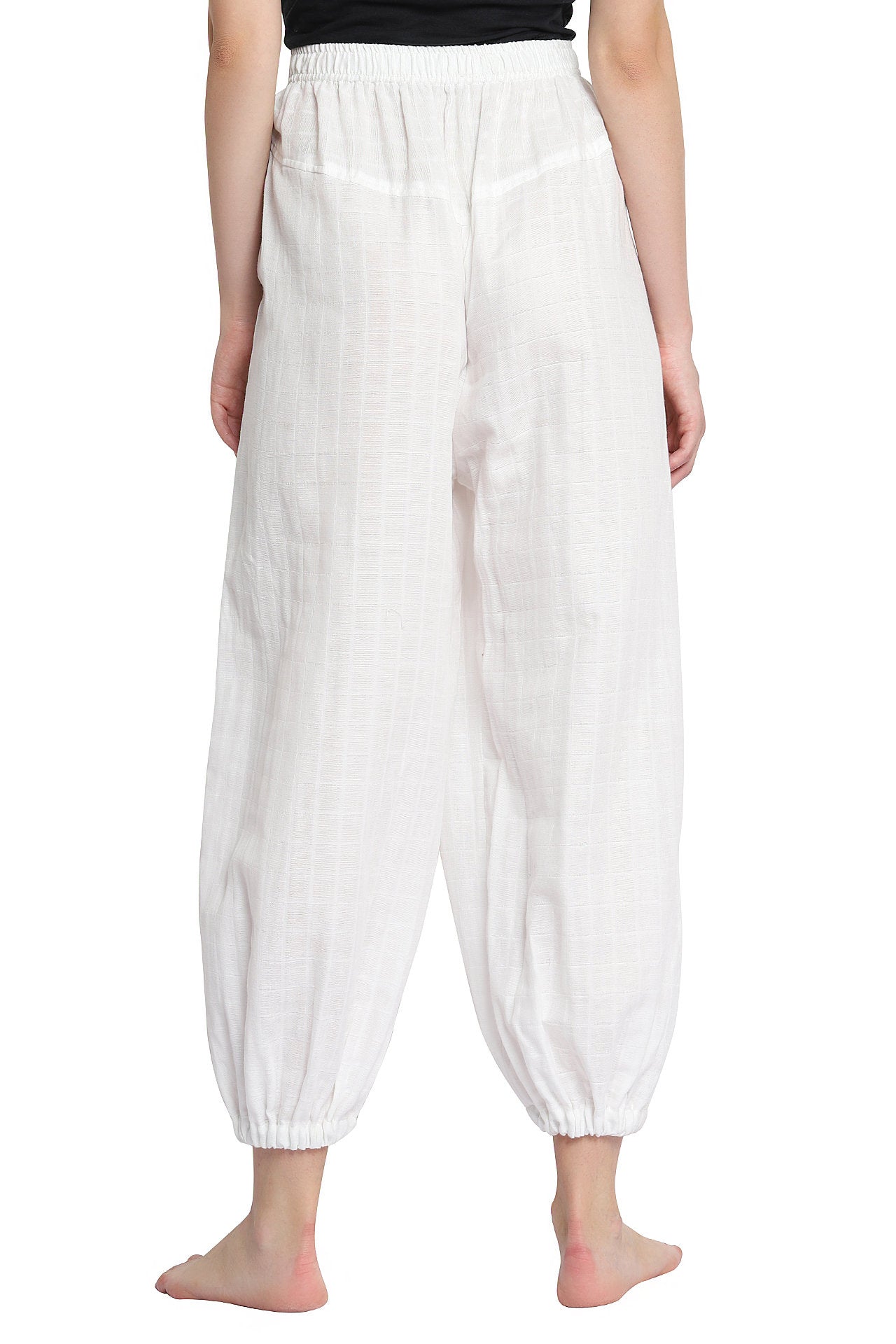Organic Cotton Unisex Yoga Pants - Harem Style - YogaKargha