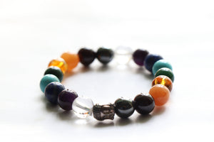 Buddha Chakra Bracelet, Yoga Bracelet, 7 Chakra Bracelet, Gemstone, Chakra Jewelry, Meditation Bracelet, Energy Bracelet, Healing Bracelet