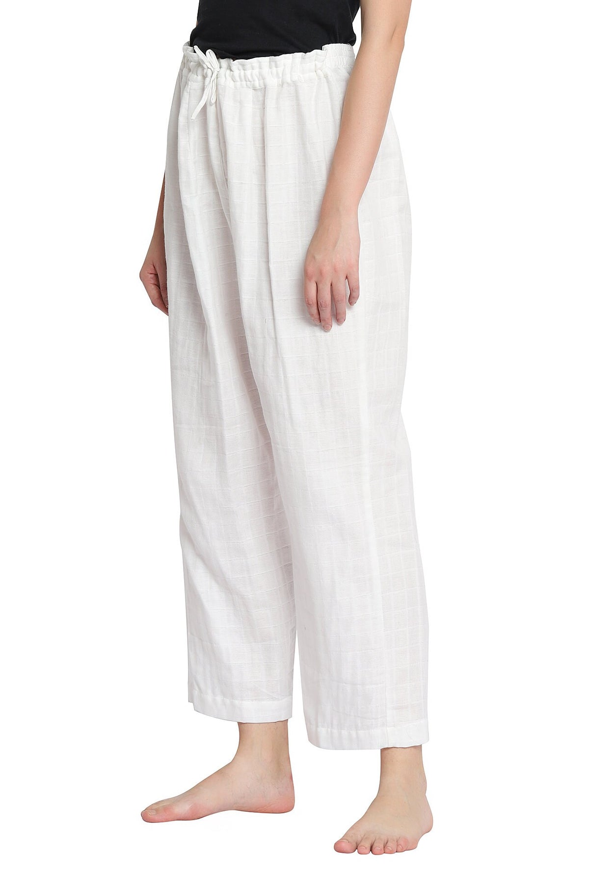 Custom Yoga Pants - Organic Cotton, Fitness Pants, Cotton Trousers, Unisex Yoga Pants, Boho Pants - Elastic Waist, Straight Cut