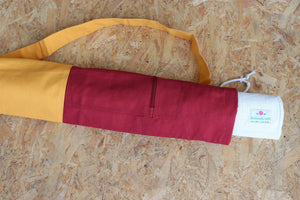 Yoga/Pilates/Exercise Bag - Yoga Strap Carrier - Yoga Mat Bag - Handcrafted Yoga Bag for Yoga lover/Yogi - Spacious Multicolored