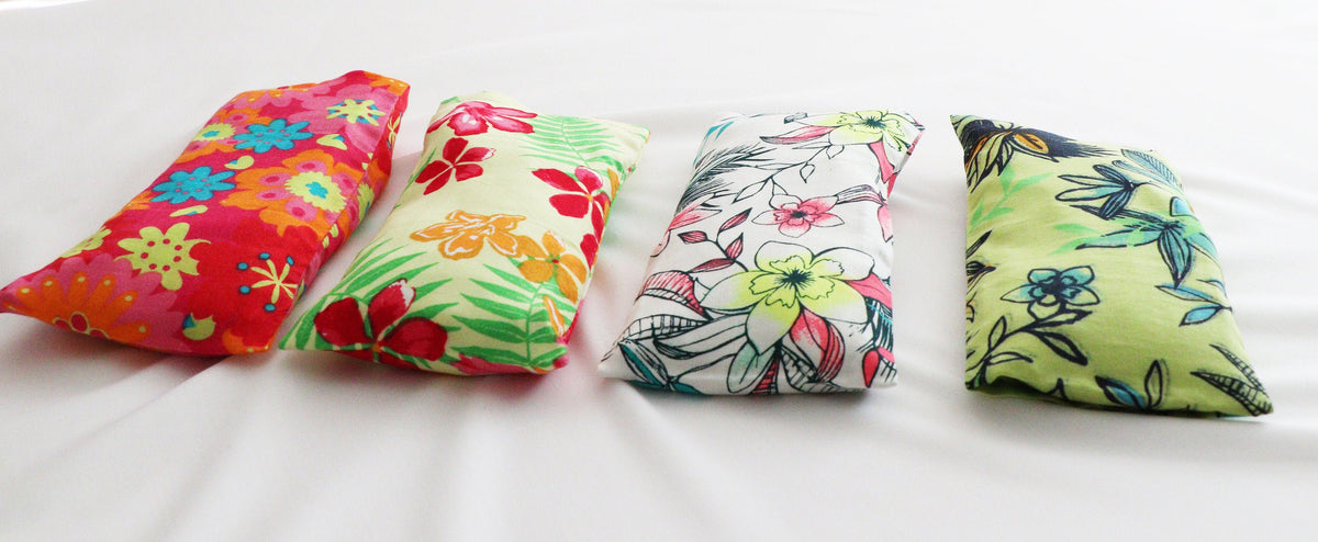 Yoga Eye Pillow, Weighted Stress Relief - Savasana & Yoga Nidra Eye Pillow - Meditation, Sleep, Aromatherapy Eye Mask (option to choose set)