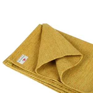 AbhinehKrafts Natural Cotton Handwoven Mat for Yoga, Pilates, Fitness, Prayer, Meditation or Home Decor - Made in India - Tuscan Sun Yellow
