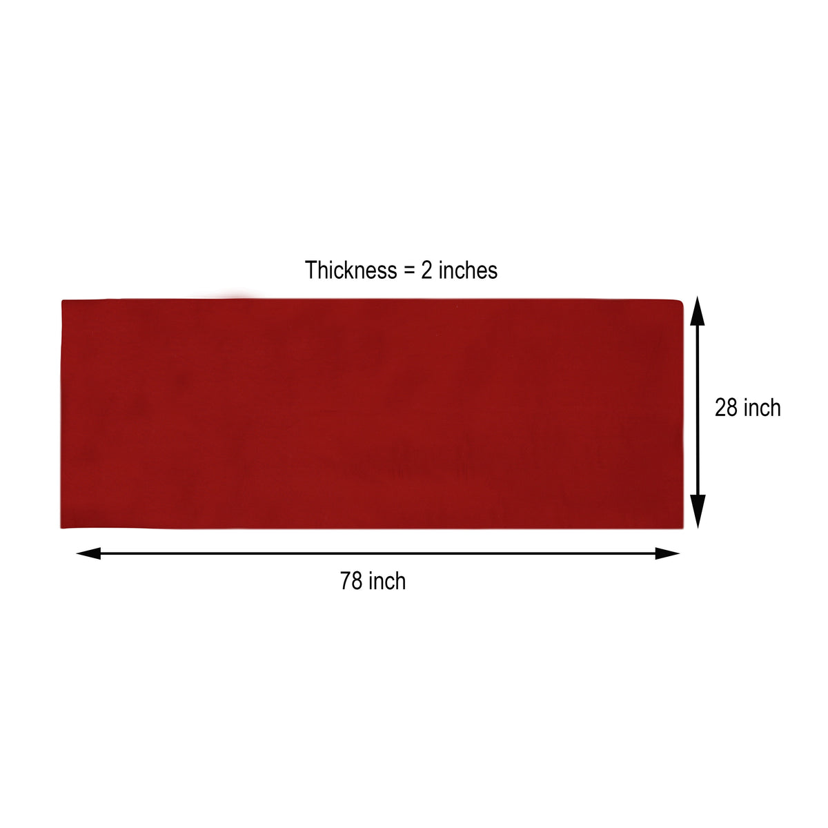 Shikibuton, Futon Meditation Mat - Kapok Filled - Removable Cotton Cover - Made in India - Colors Available