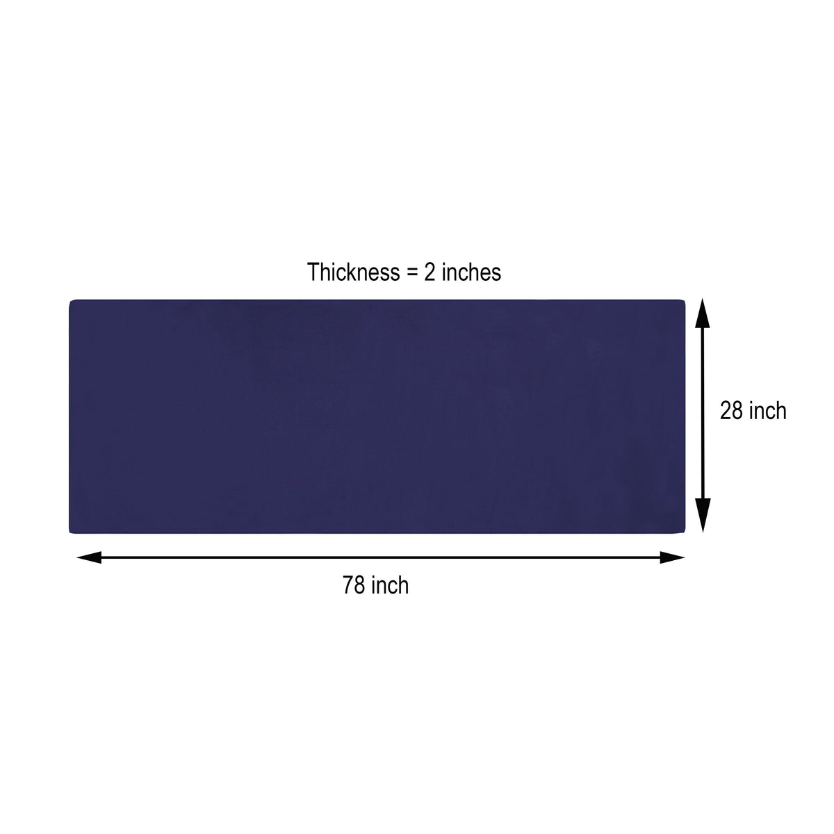 Shikibuton, Futon Meditation Mat - Kapok Filled - Removable Cotton Cover - Made in India - Colors Available