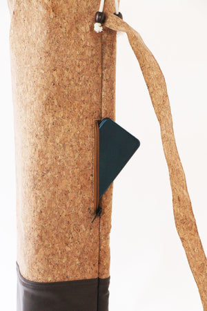 Yoga/Pilates/Exercise Bag - Yoga Strap Carrier - Yoga Mat Bag - Cork Yoga Bag for Yoga lover/Yogi